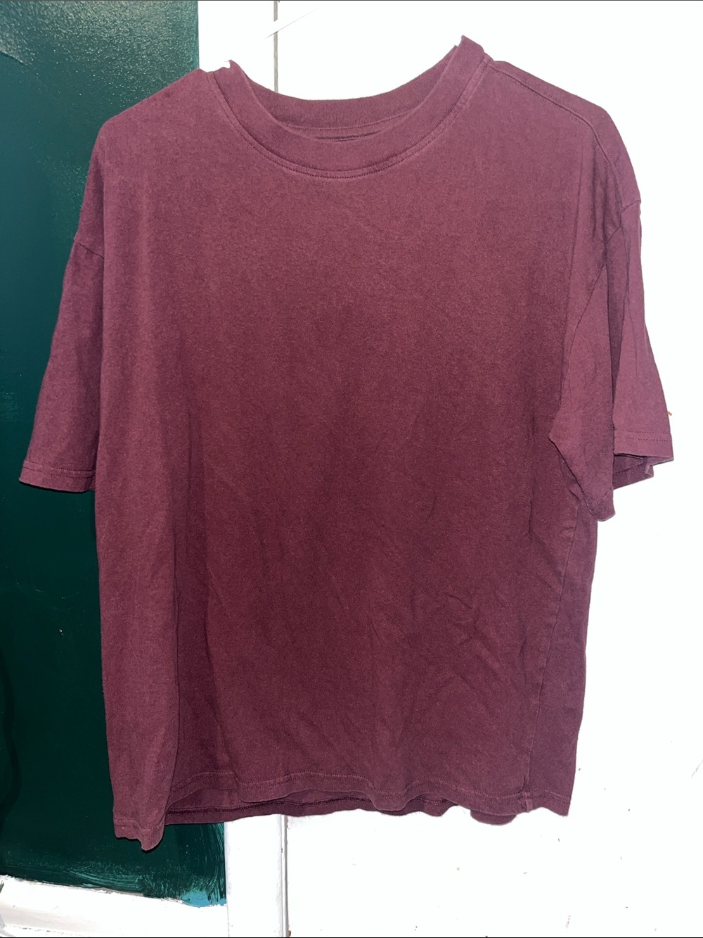 PacSun Short Sleeve Crewneck T-Shirt - Wine